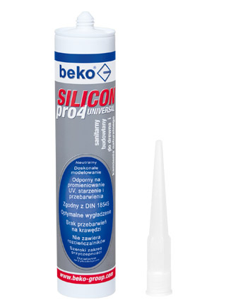 Beko Silikon uniwersalny PRO4 brązowy jasny / buk jasny 310ml (22408)