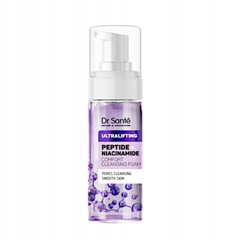 DR.SANTE Ultralifting Komfortowa pianka oczyszczająca do twarzy Peptide + Niacinamide 150 ml