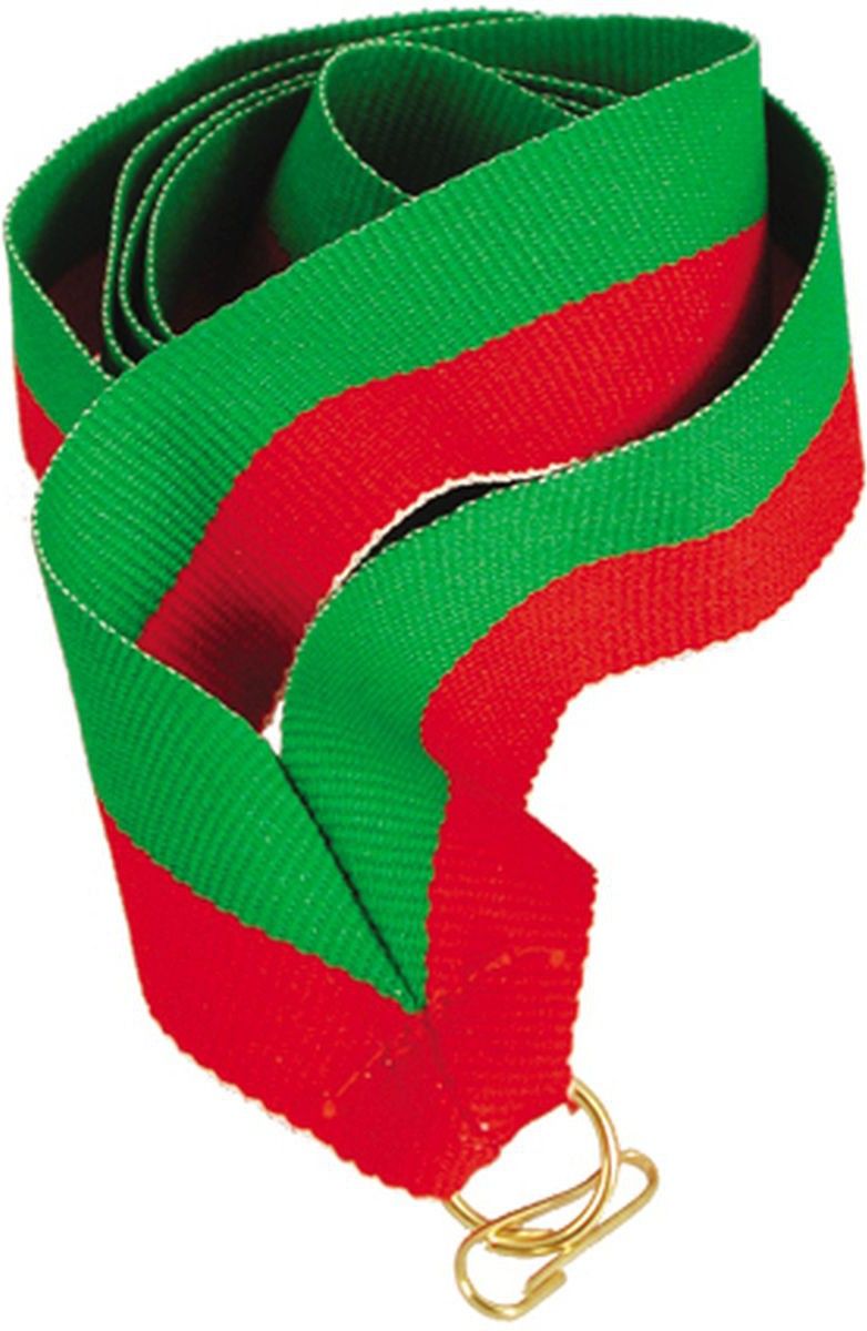 Victoria Sport Wstążka 22 mm - zielono-czerwona