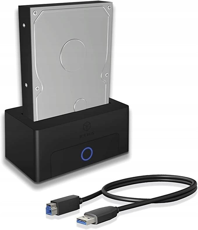 Kieszeń Icy Box ICY BOX IB-1122-U3-B 1x SATA do USB 3.2 Gen 1 czarny