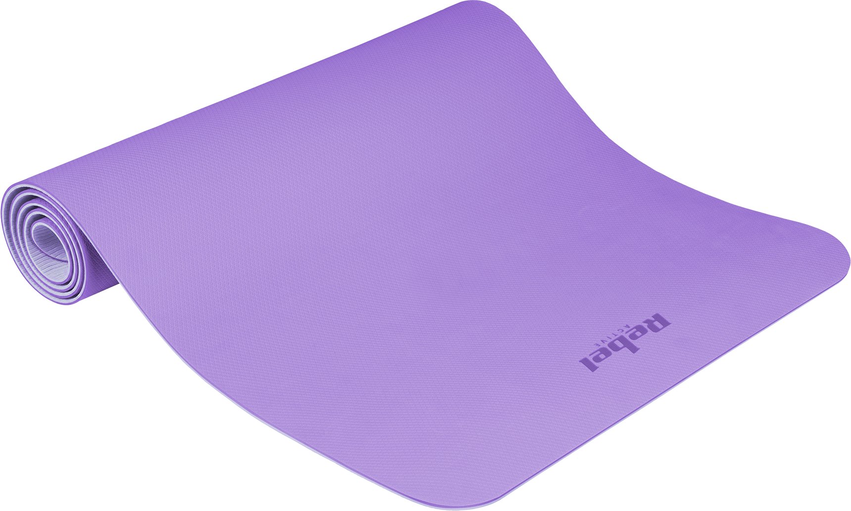 Rebel Active Mata gimnastyczna do ćwiczeń joga, pilates, fitness, 183x61cm, grubość 4mm, materiał TP...