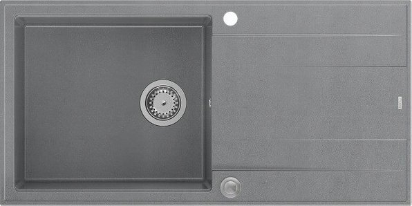 Zlewozmywak GraniteQ EVAN 146 XL zlewozmywak z syfonem Push 2 Open 1-komorowy z/o (1000x500x210; kom...