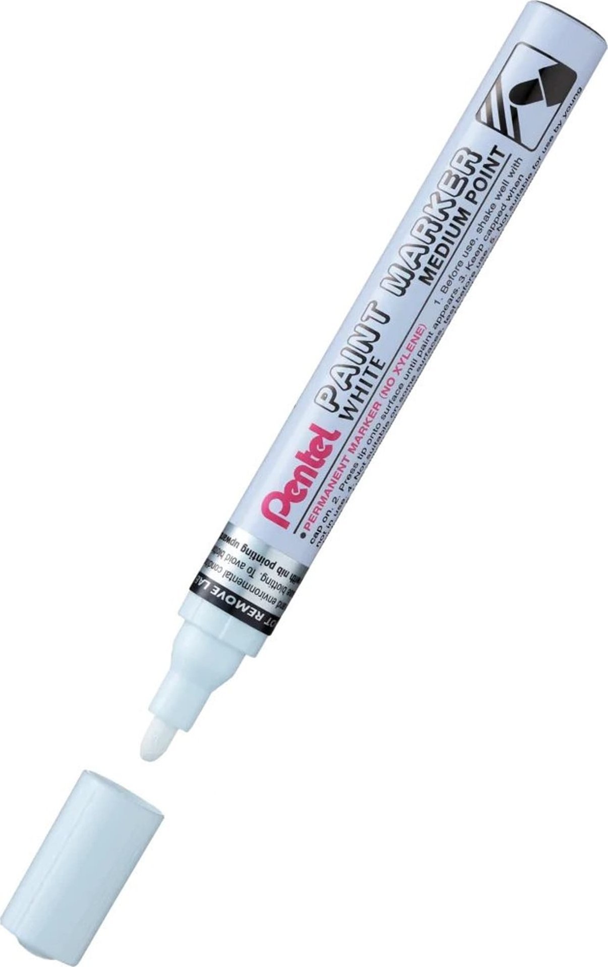 Pentel Marker olejowy Pentel MMP10 biały, BIAŁY
