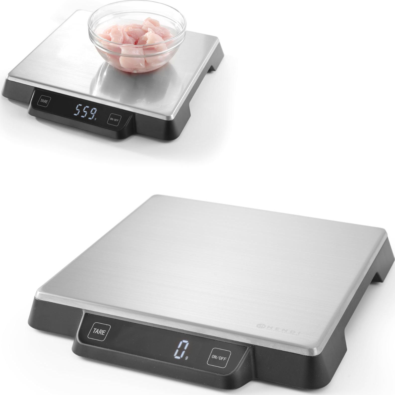 Waga kuchenna Hendi Waga elektroniczna gastronomiczna do kuchni 15kg / 1g - HENDI 580233 Waga elektr...