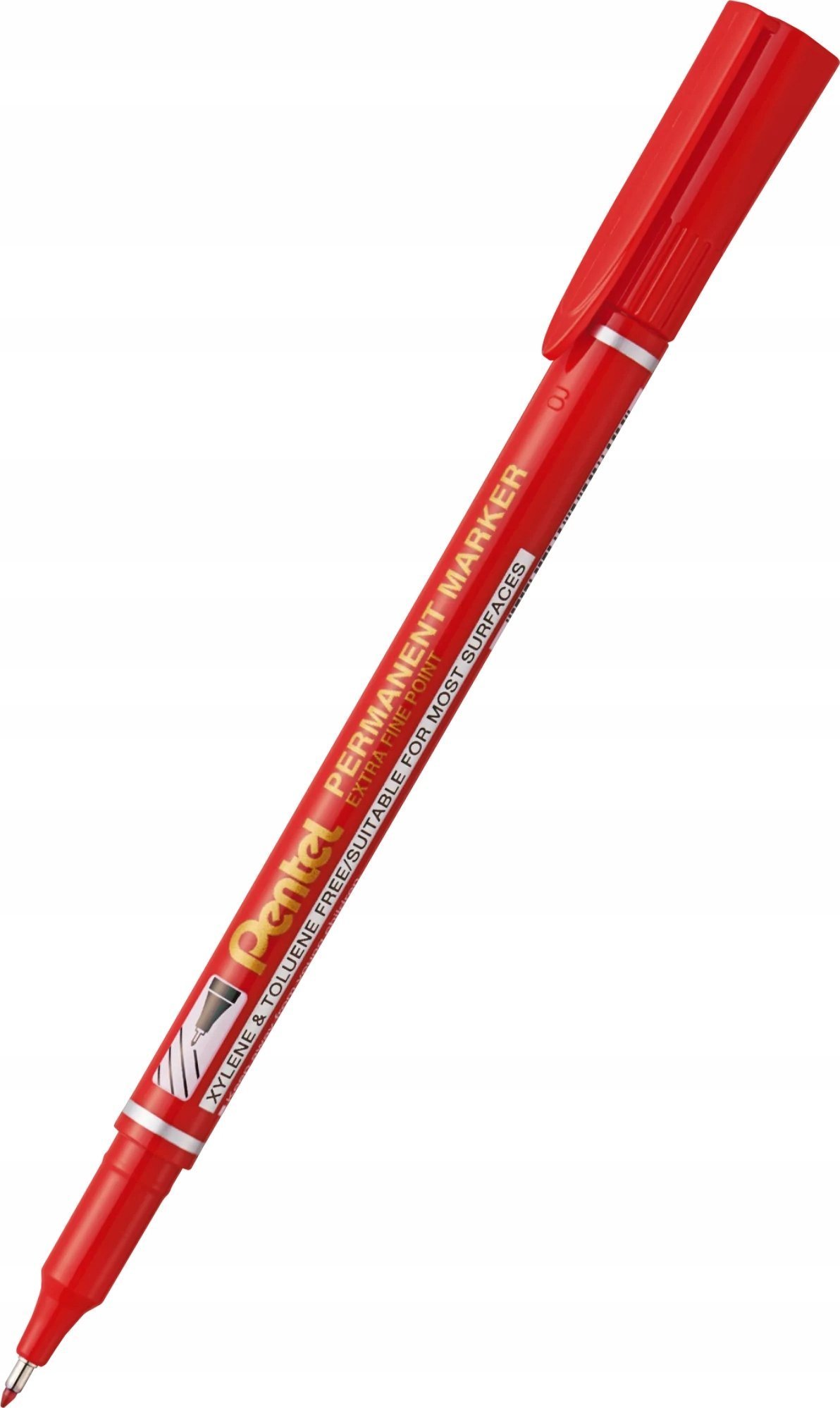 Pentel MARKER PERMANENTNY NF450 CZERWONY FOLIOPIS