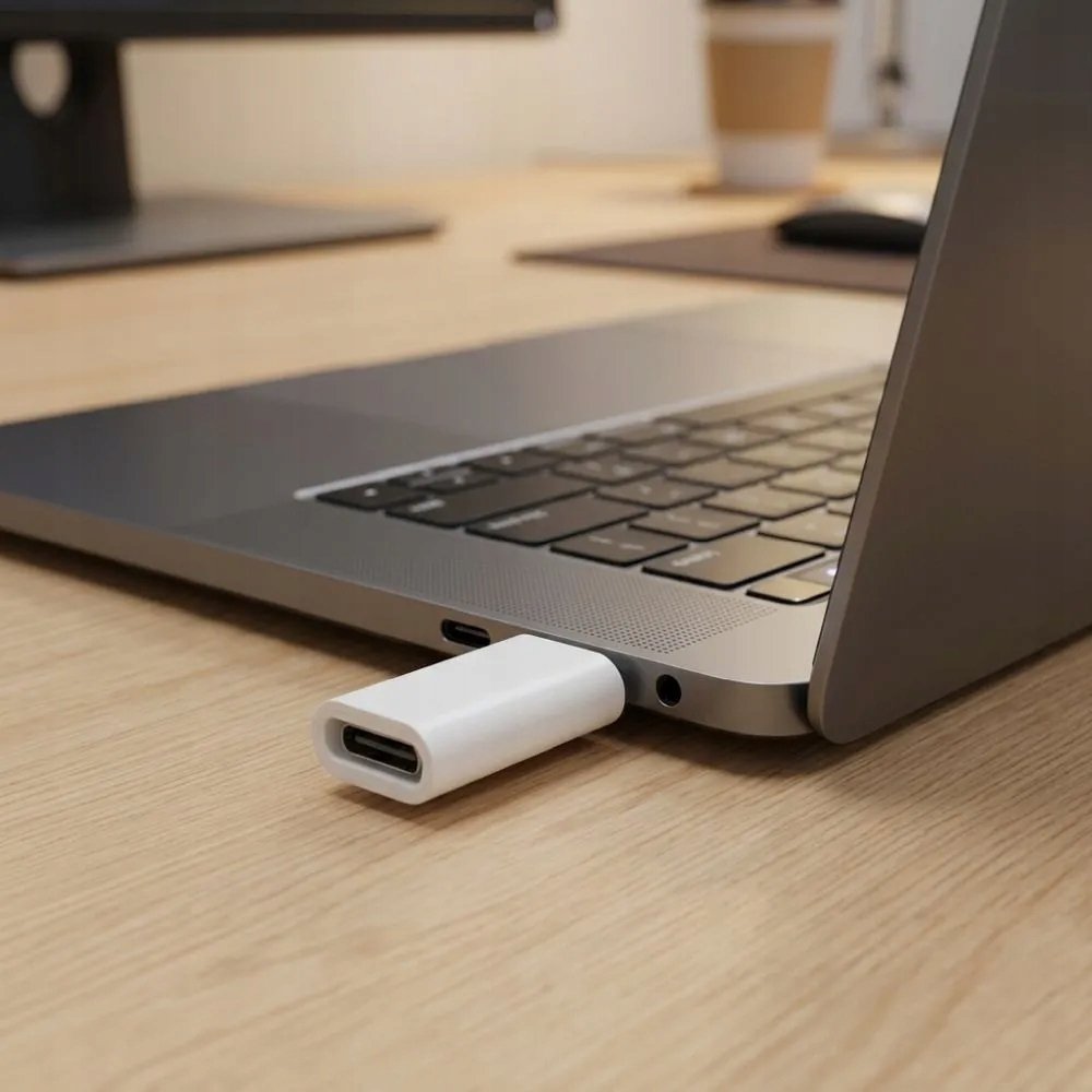 Adapter USB Bluestar Adapter Typ C do Micro USB Blue Star biały