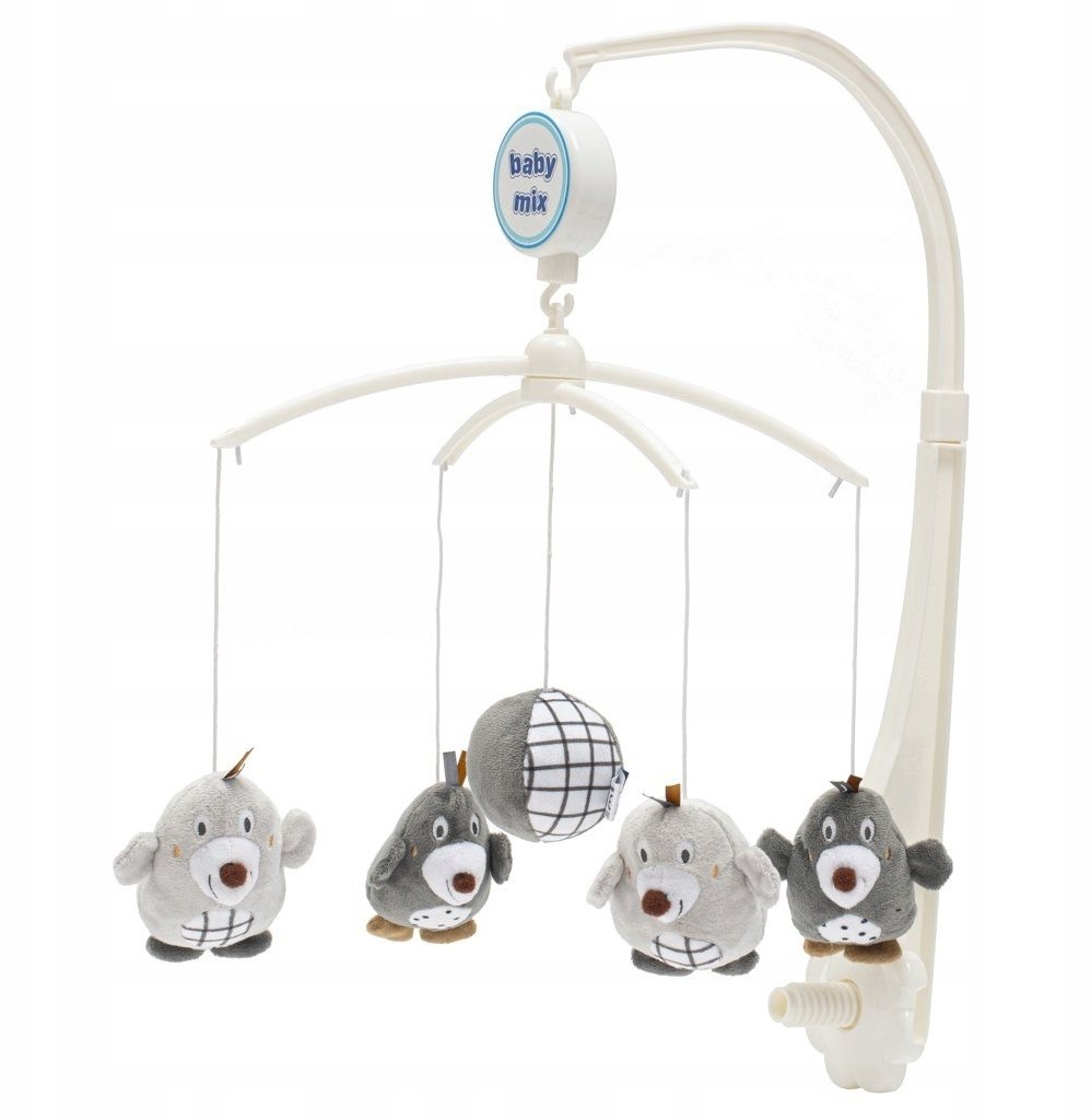 Karuzelka nad łóżeczko Kreciki szare