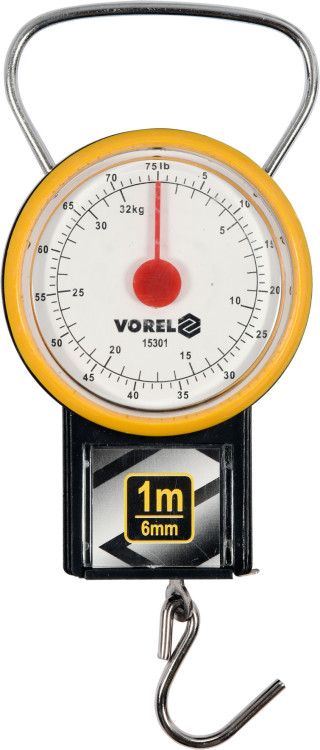 Vorel VOREL WAGA SPRĘŻYNOWA Z MIRKĄ ZWIJANĄ 32kg T15301