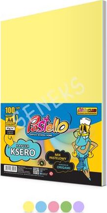 Pastello Papier ksero A4 80g mix kolorów 100 arkuszy