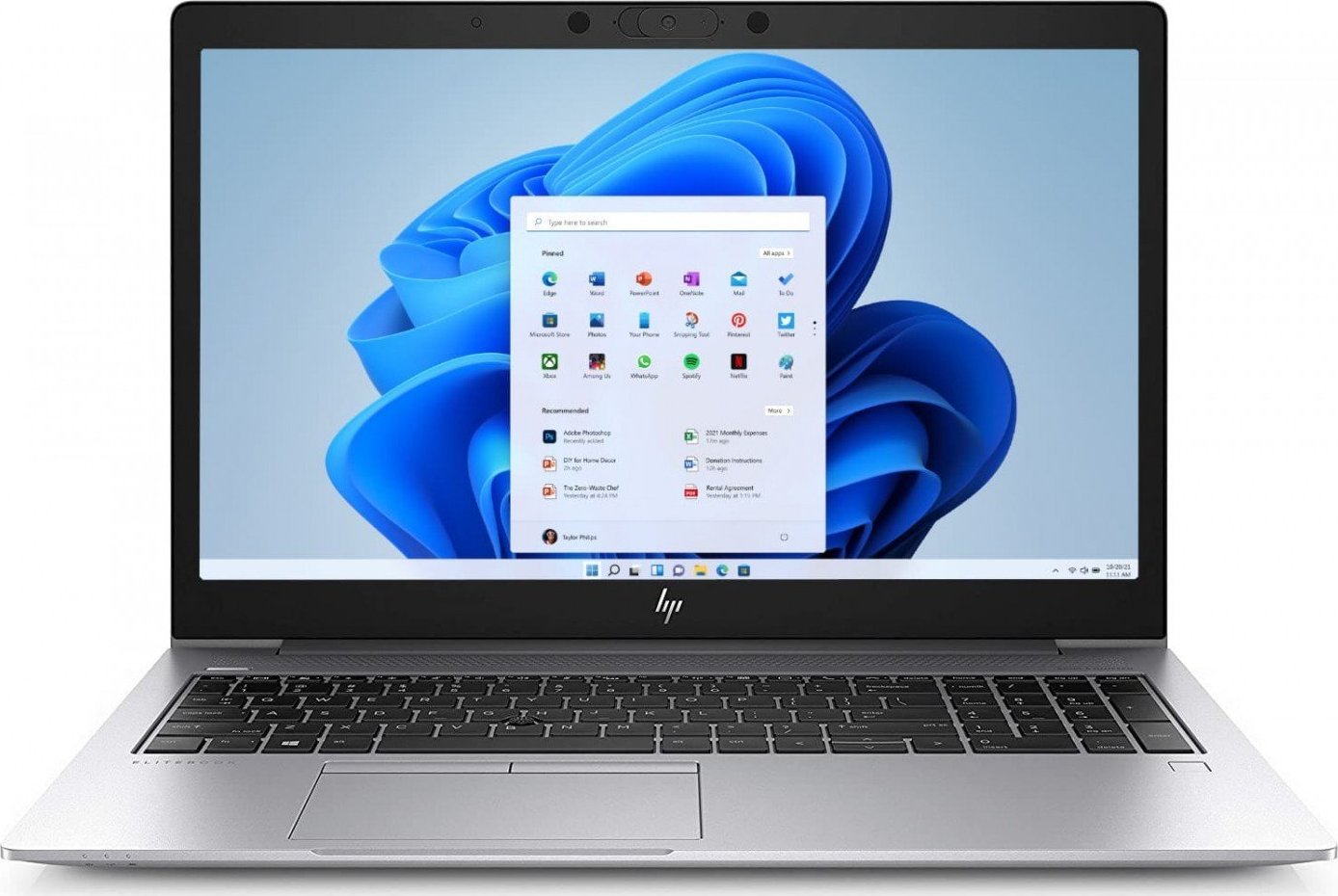 Laptop HP Elitebook 850 G6 i5-8365U 16GB 512GB SSD NVMe 15,6" FHD IPS Windows 11 Professional Ultrabook Srebrny