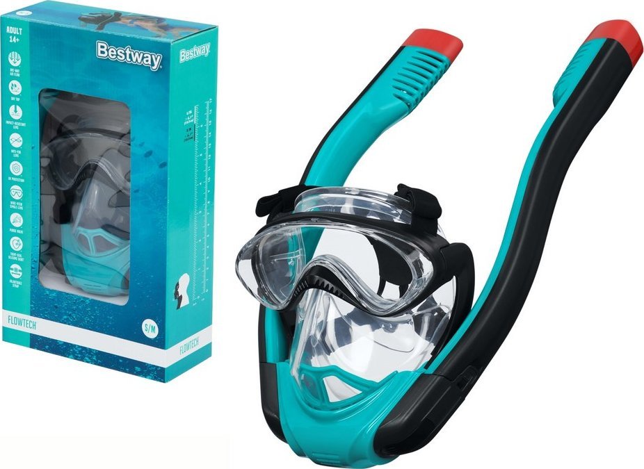 Bestway Maska Do nurkowania Pełnotwarzowa Maska ​​Do Snorkelingu S/M Bestway 24060