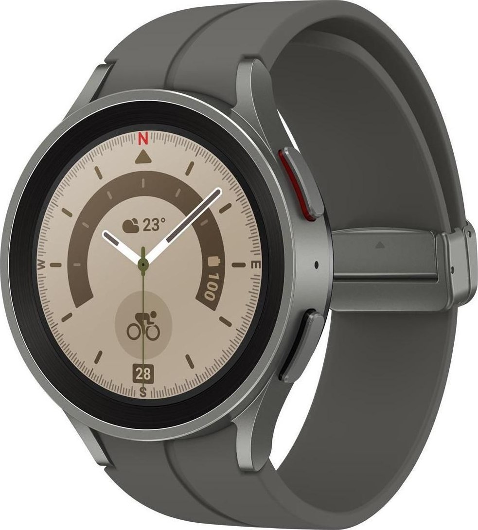 Zdjęcia - Smartwatche Samsung Smartwatch  Galaxy Watch 5 Pro LTE 45mm Szary  (SM-R925FZT)