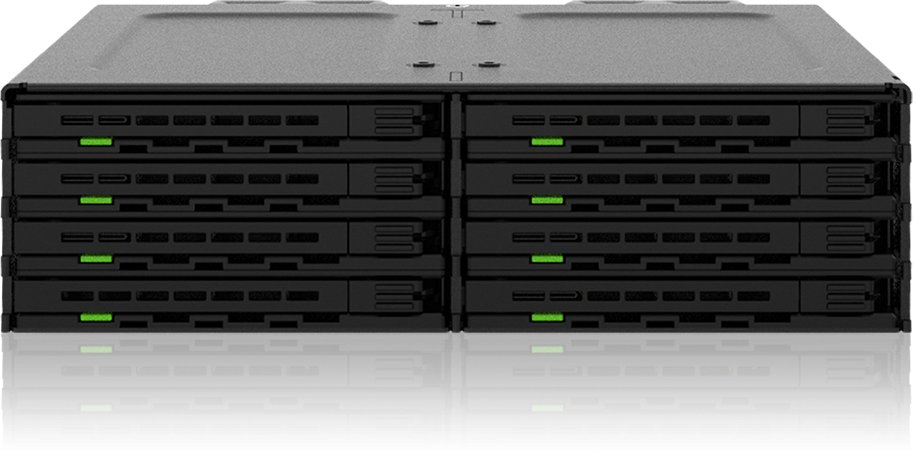 Kieszeń Icy Box IcyDock 8x2.5" SATA/SAS in 1x5.25"m bay mobile rack