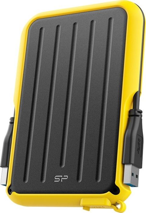 Dysk zewnętrzny HDD Silicon Power Armor A66 4TB Czarno-żółty (SP040TBPHD66LS3Y)