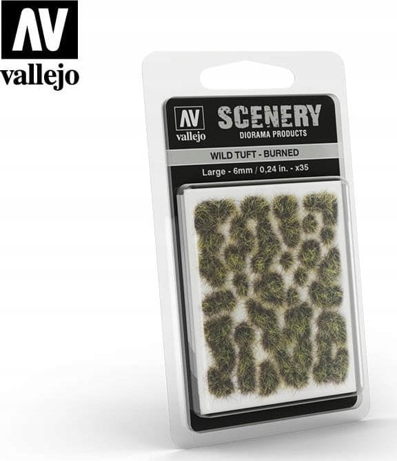 Vallejo : Scenery - Wild Tuft - Burned (6 mm)x35