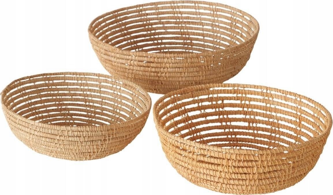 Boltze Koszyk pleciony Palmina, 3 sztuki, palma arek