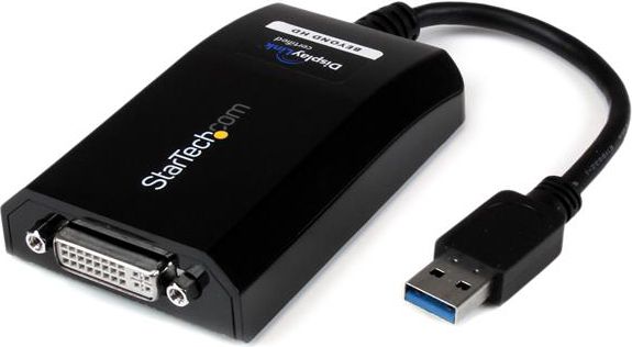 Фото - Кардридер / USB-хаб Startech.com Adapter USB StarTech USB - DVI Czarny  (USB32DVIPRO)