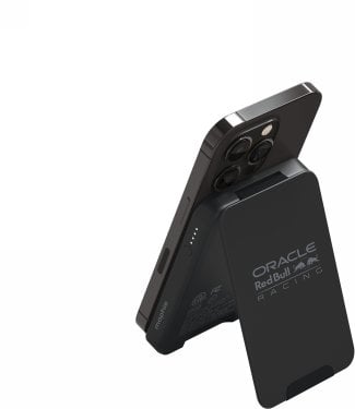 Mophie Snap+ Powerstation Mini Stand Redbull Racing - magnetyczny powerbank 5000mAh z podstawką kompatybilny z MagSafe (1x port USB-C) (black)