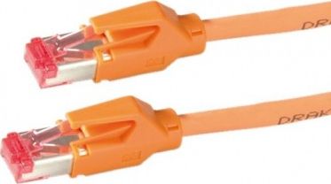 Draka DRAKA Patchcord S/FTP Kat.6 H pomarańczowy 10m