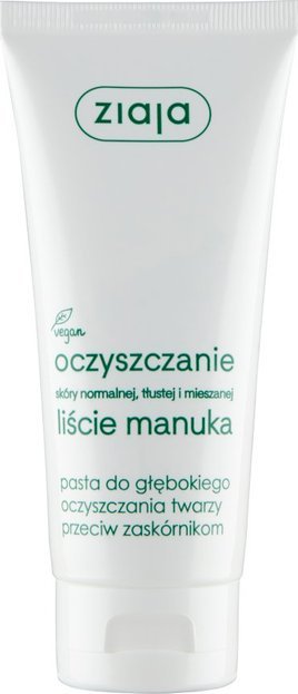 Ziaja Oczyszczanie Pasta Do Głębokiego Oczyszczania Przeciw Zaskórnikom 75ml