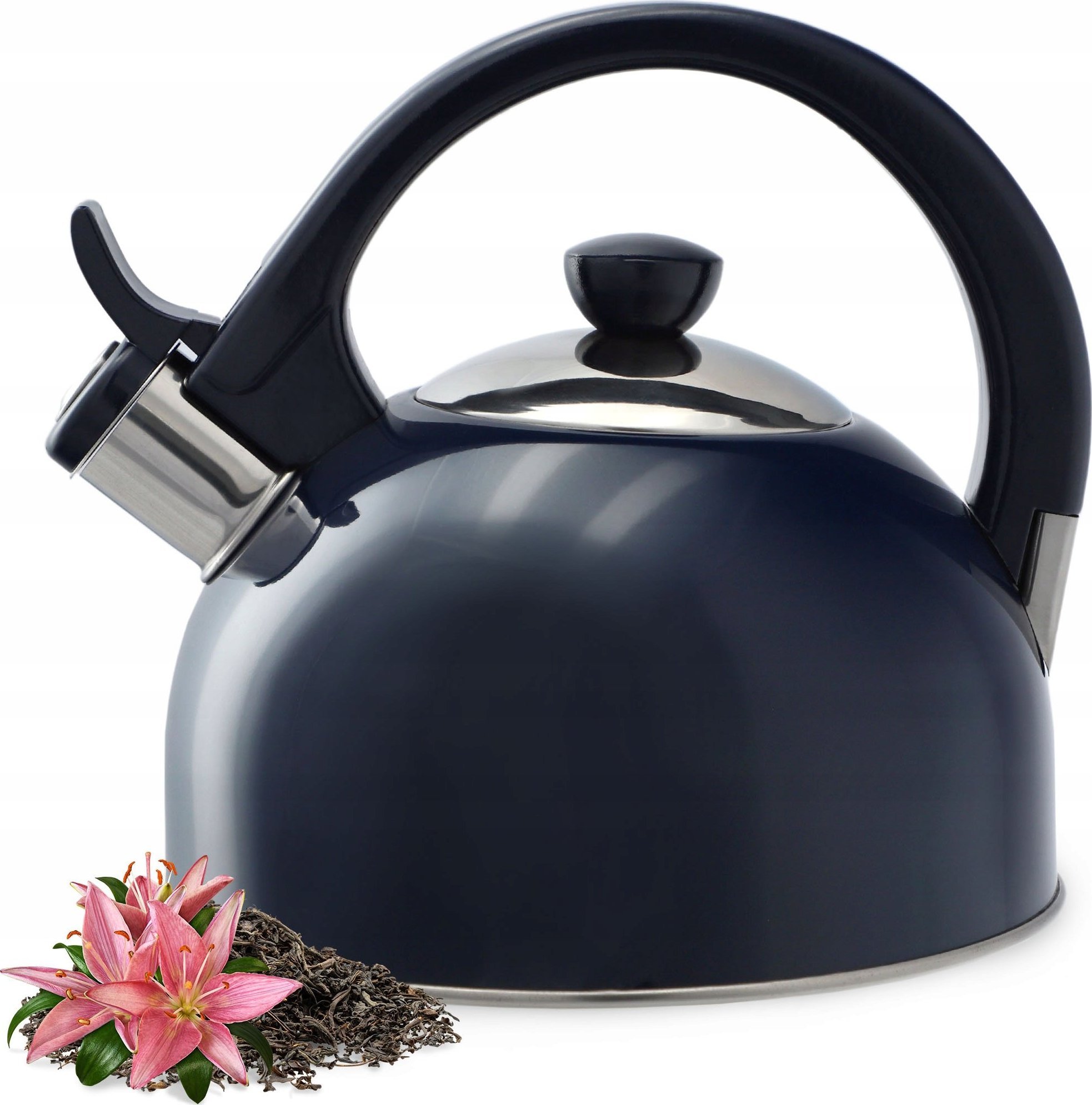 Kadax Czajnik Na Gaz Indukcja Z Gwizdkiem Stalowy 1,7L