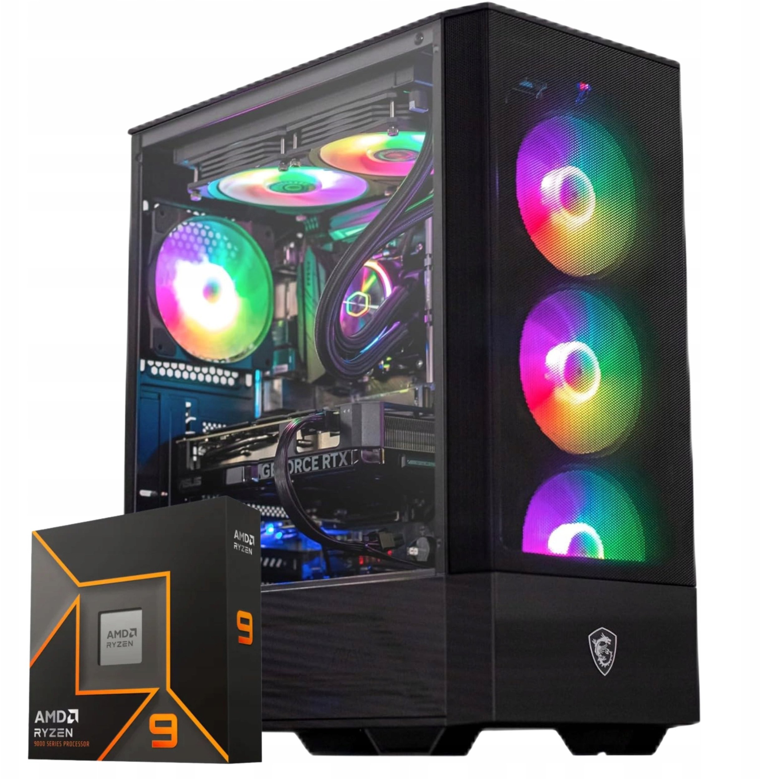 Komputer Gamingowy Ryzen 9 9900X RTX 5090 32GB DDR5 2TB