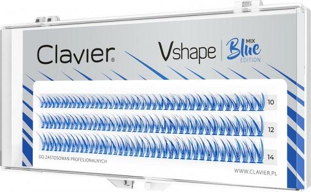 Clavier CLAVIER_Vshape kępki rzęs Blue