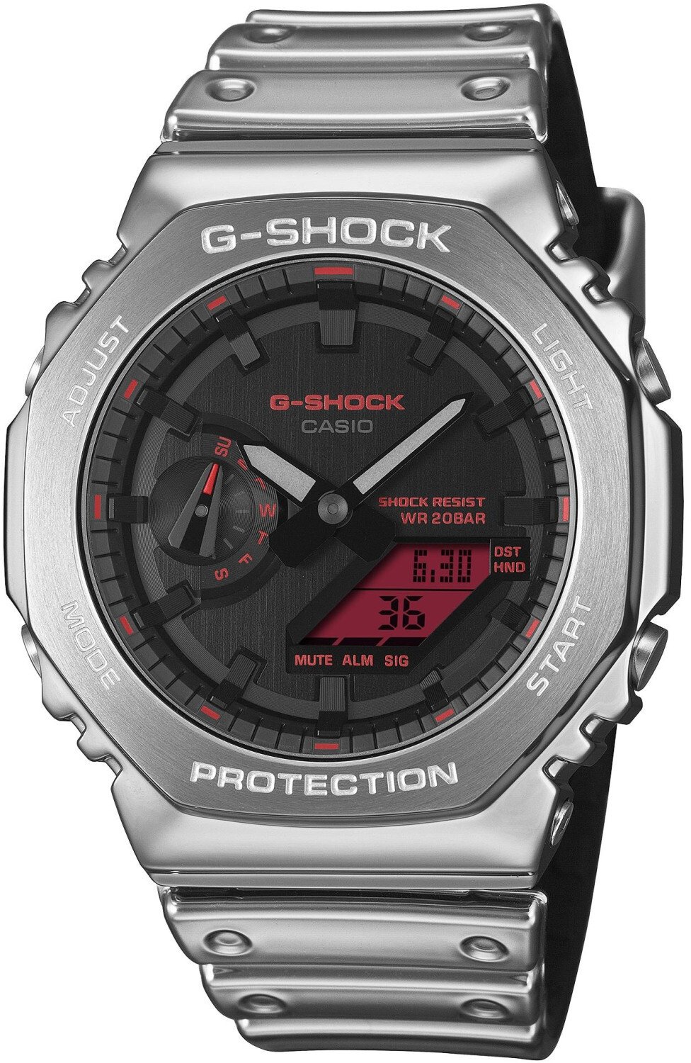 Zegarek EDIFICE Casio G-Shock GM-2100YRA-8AER 200m srebrny