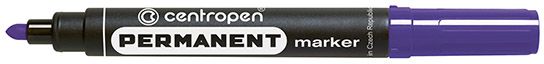 Centropen Marker Fioletowy Permanentny Okrągła Końcówka 2.5 mm (8566/05)