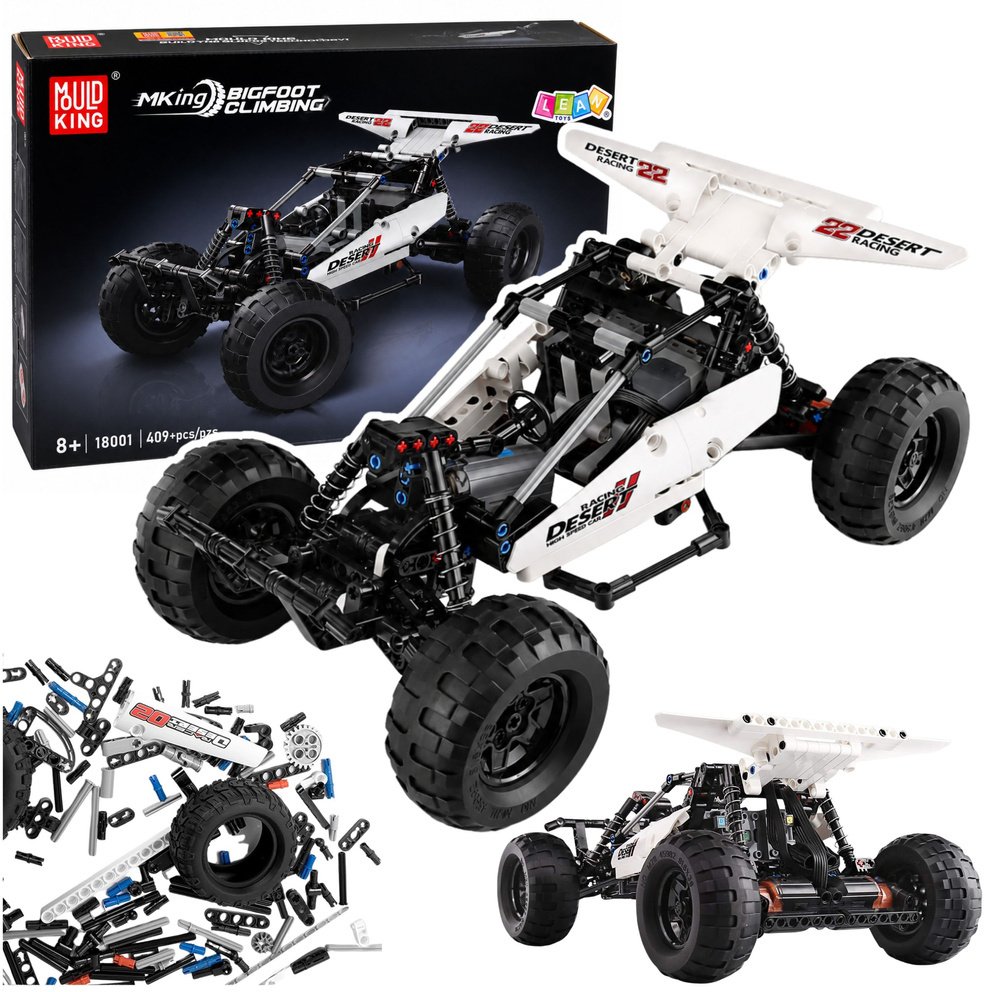 LeanToys Klocki Konstrukcyjne Auto Terenowe Zdalnie Sterowane RC 4x4 Off Road 409 el.