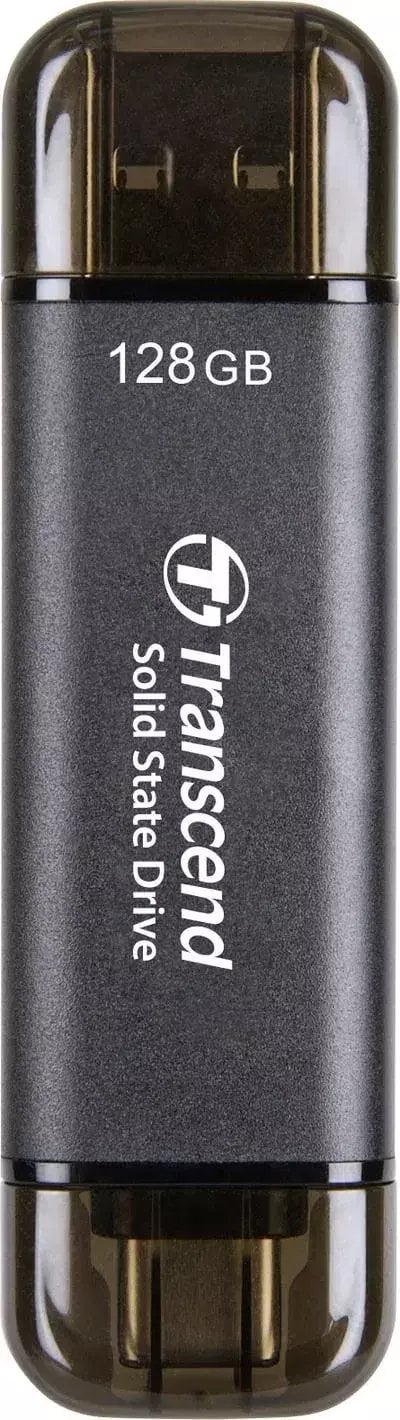 Dysk zewnętrzny SSD Transcend ESD310S 128GB Czarny (TS128GESD310C)