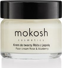 Mokosh Krem do twarzy Róża z jagodą ujędrniający 15ml