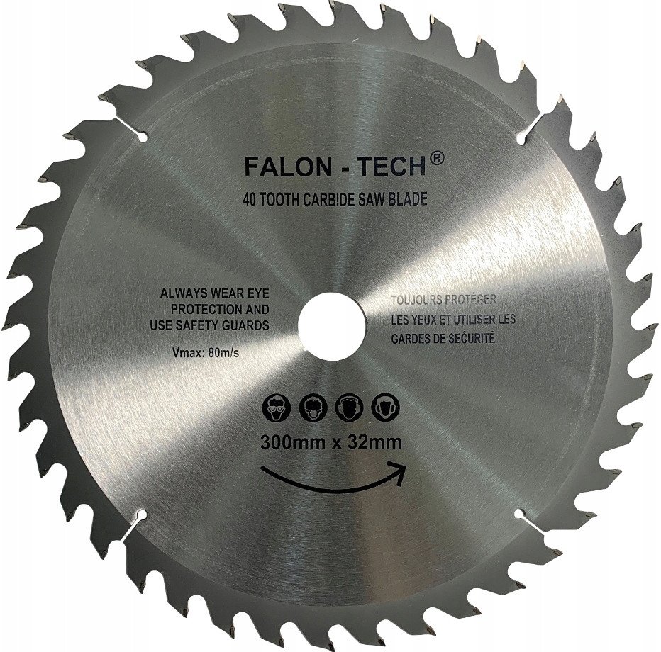 Falontech Tarcza do drewna widiowa PIŁA tarczowa do cięcia drewna 300x32x40T WĘGLIK