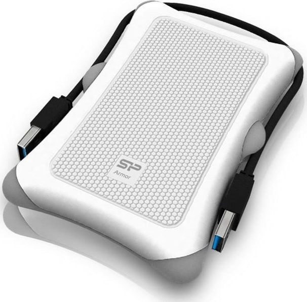 Dysk zewnętrzny HDD Silicon Power Armor A30 1TB Biały (SP010TBPHDA30S3W)