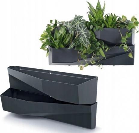 Prosperplast Kwietnik ogród wertykalny 4 set anracyt
