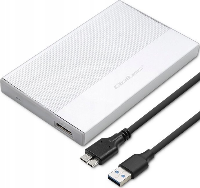 Kieszeń Qoltec Obudowa | Kieszeń na dysk SSD HDD 2.5 cala| SATA | USB 3.0 | Super speed 5Gb/s | 2TB ...