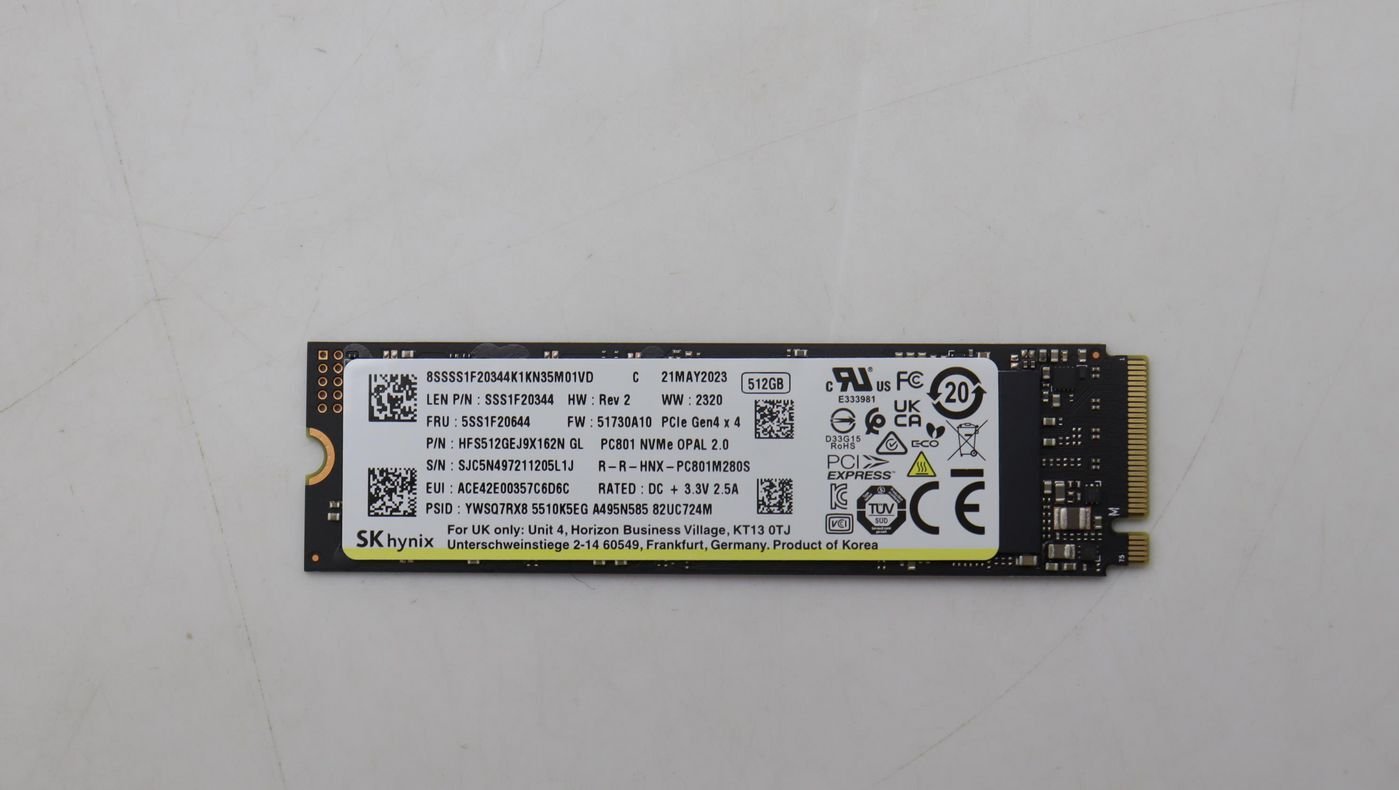 Dysk Lenovo 512GB M.2 PCIe 4.0 SSD