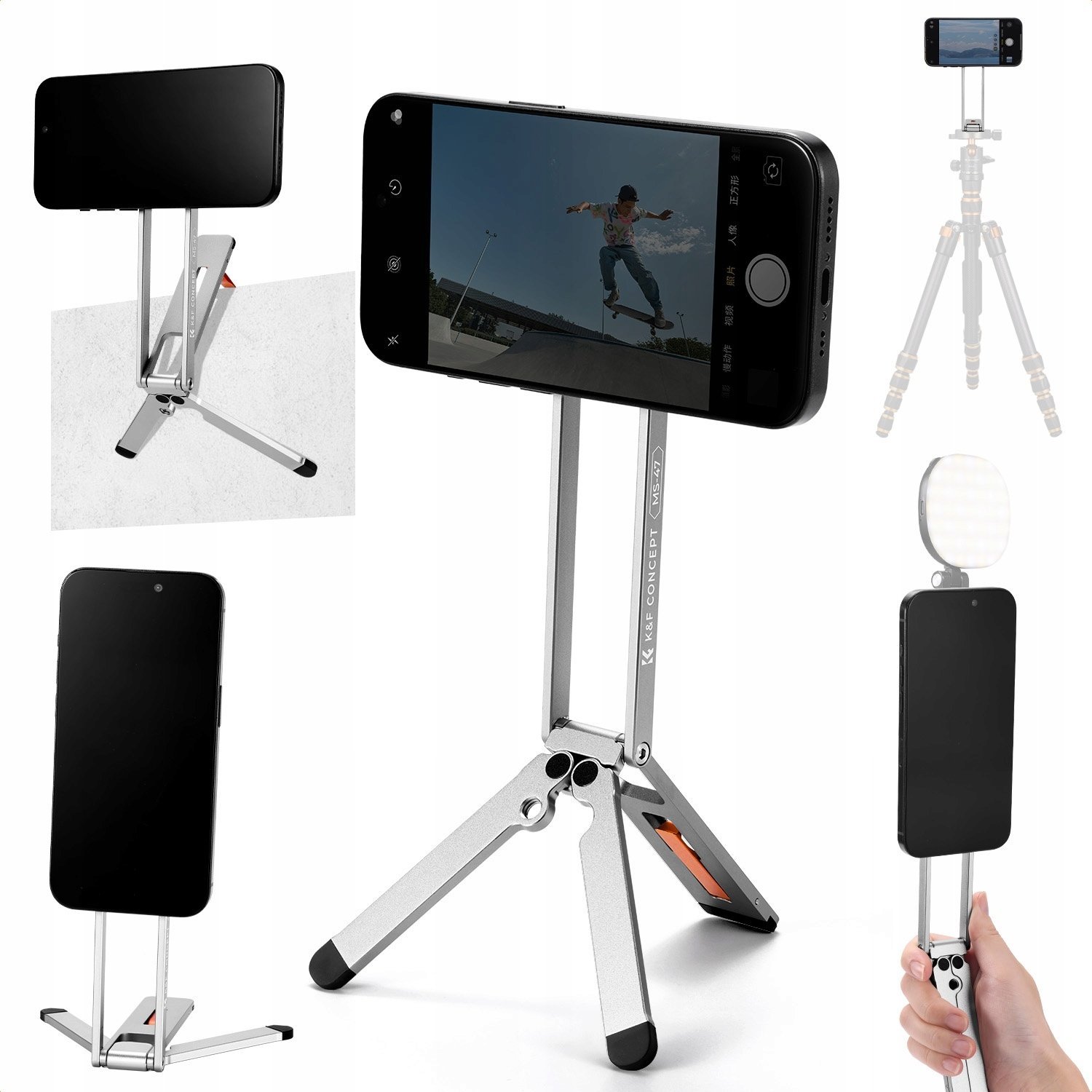 Statyw Kf Statyw Uchwyt 3w1 Vlog Video Foto Magnetyczny Magsafe Do Telefonu Iphone Kf / Kf31.139s1 /...