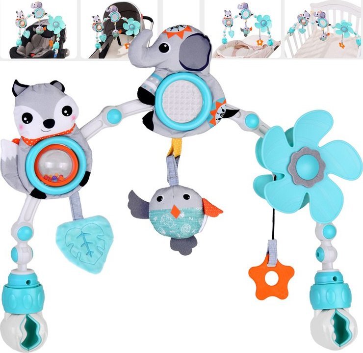 Jokomisiada Zawieszka do łóżeczka interaktywna sensoryczna dla niemowląt ZA5211