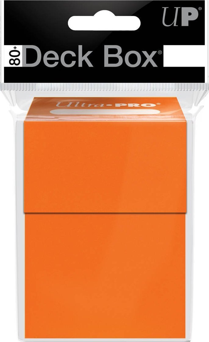 Ultra Pro Pudełko na karty talię Pokemon Magic MtG Deck Box pomarańczowe