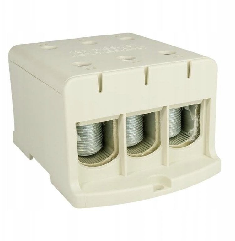 Elektro-Plast Blok rozdzielczy-odgałęźny 3-polowy AL/CU 3x240mm2 szary montaż płaski i na szynę TH W...