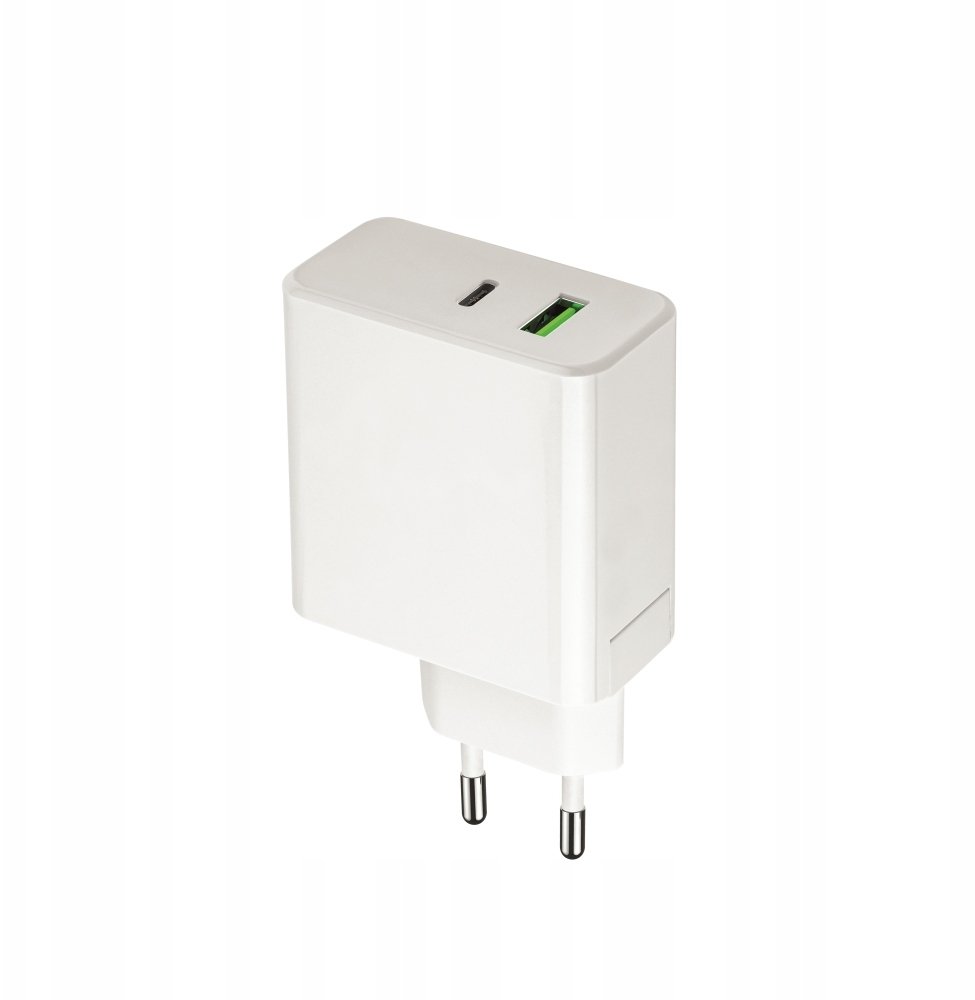 Ładowarka Setty Setty ładowarka sieciowa PD+QC USB + USB-C 45W LSI-01 biała JO