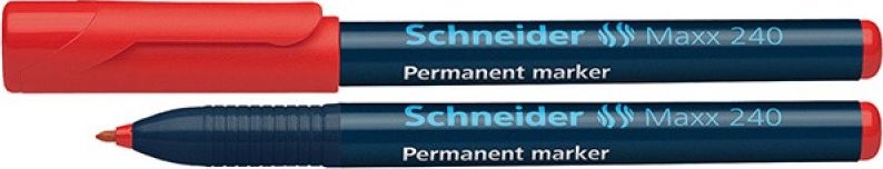 Schneider Marker Permanentny Maxx 240, Czerwony