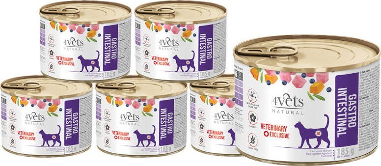 4Vets Gastro Intestinal 6x185g