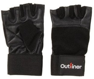 LEATHER WEIGHTLIFTING GLOVE SG-1164-L