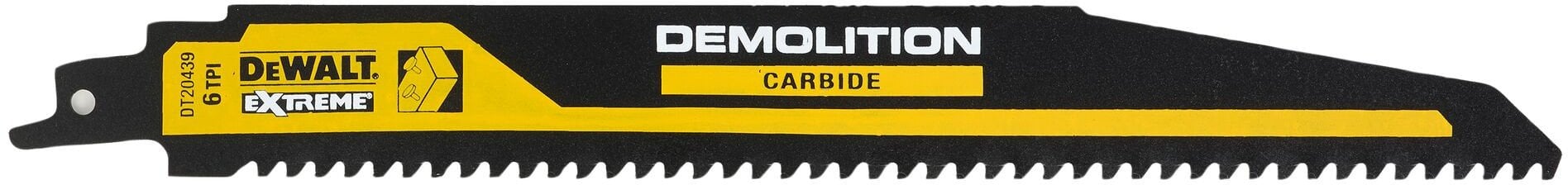 Dewalt brzeszczoty z węglika 230mm 6tpi