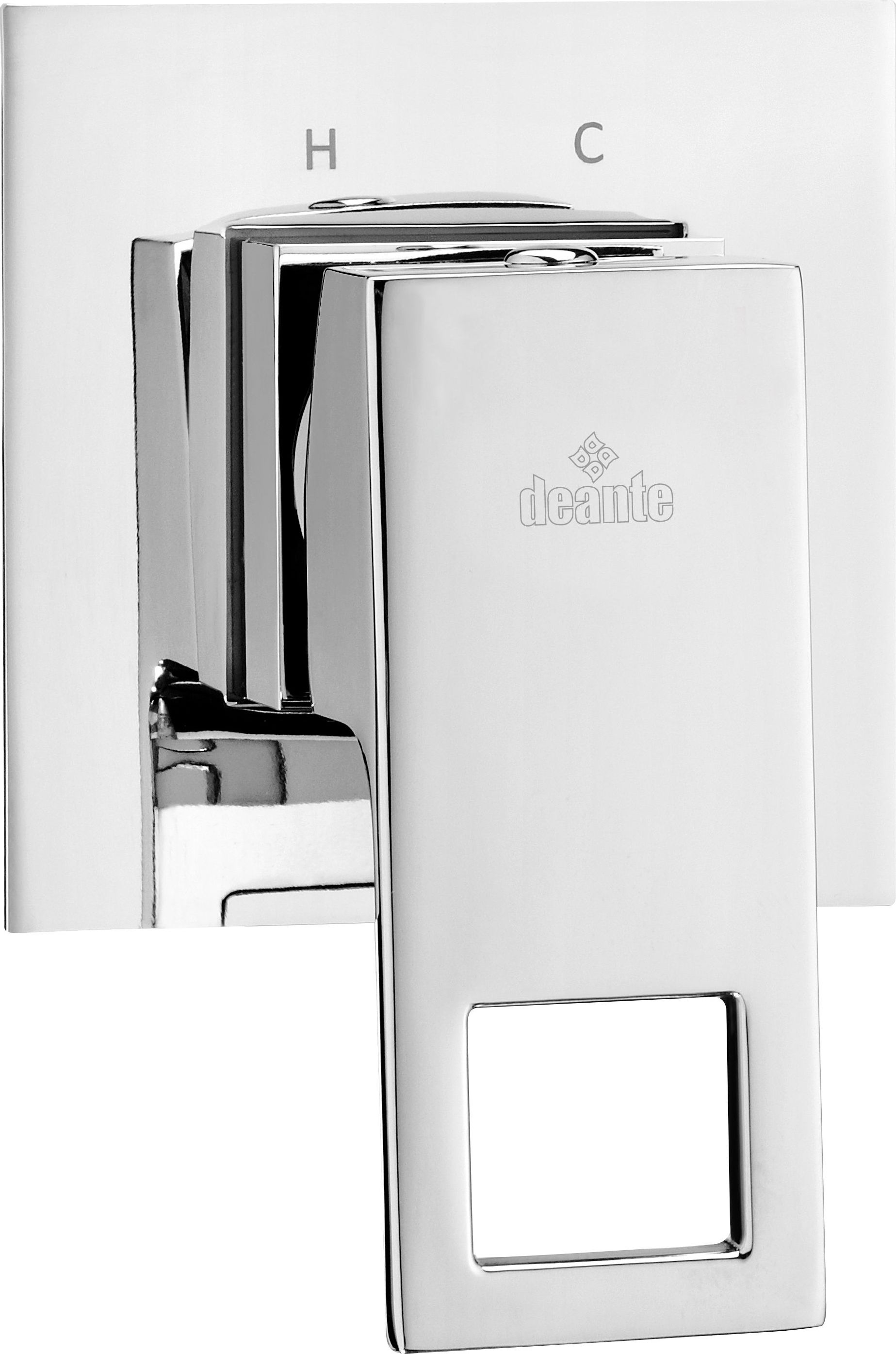 Bateria prysznicowa Deante BAT. ANEMON BIS CHROM NATRYSKOWA PODTYNKOWA BEZ PRZEŁĄCZNIKA NATRYSKU