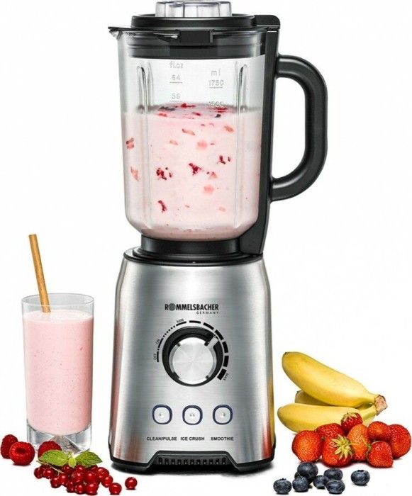 Blender kielichowy Rommelsbacher Rommelsbacher MX 1250, blender&nbsp;(stainless steel / black)