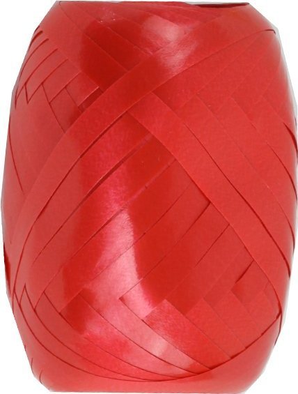 Fastima Tasiemka wstążka metalizowana Czerwona 20m W9