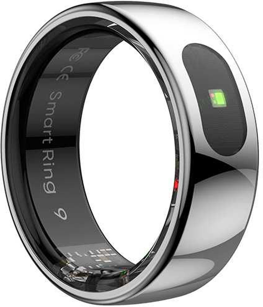 Smart RING PRO srebrny, pomiar stresu, t�tno, monitorowanie snu, roz. 7, Powerton